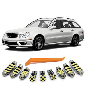 Mercedes S211 led salono apsvietimas