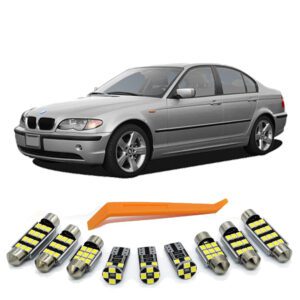 bmw e46 led salono apsvietimas