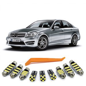 w204 salono led komplektas