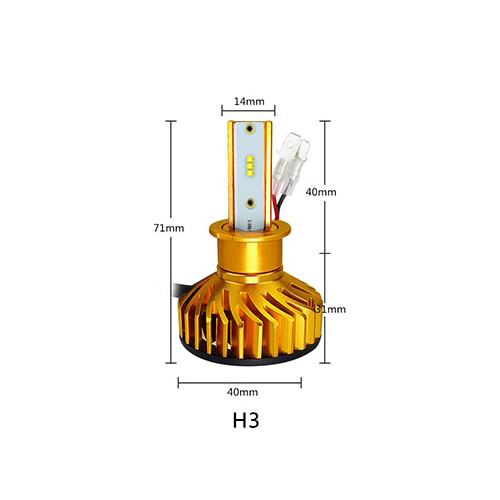 h3 led lemputes