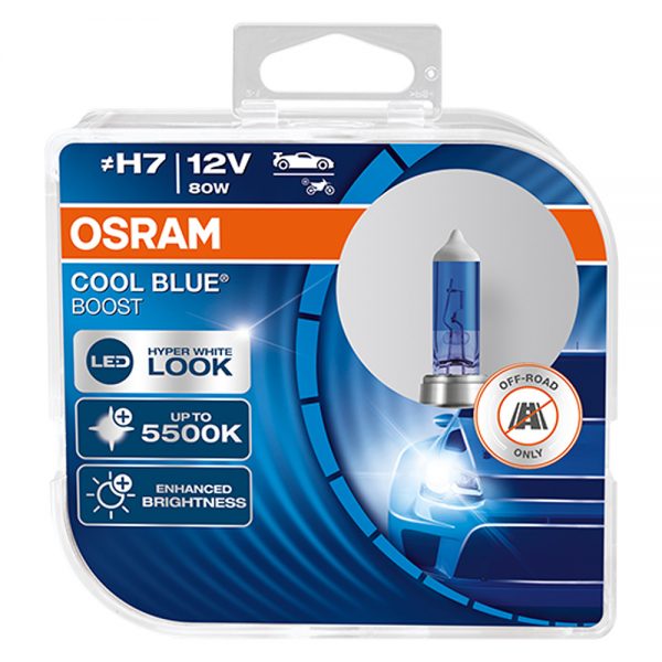 osram h7 80w cool blue boost