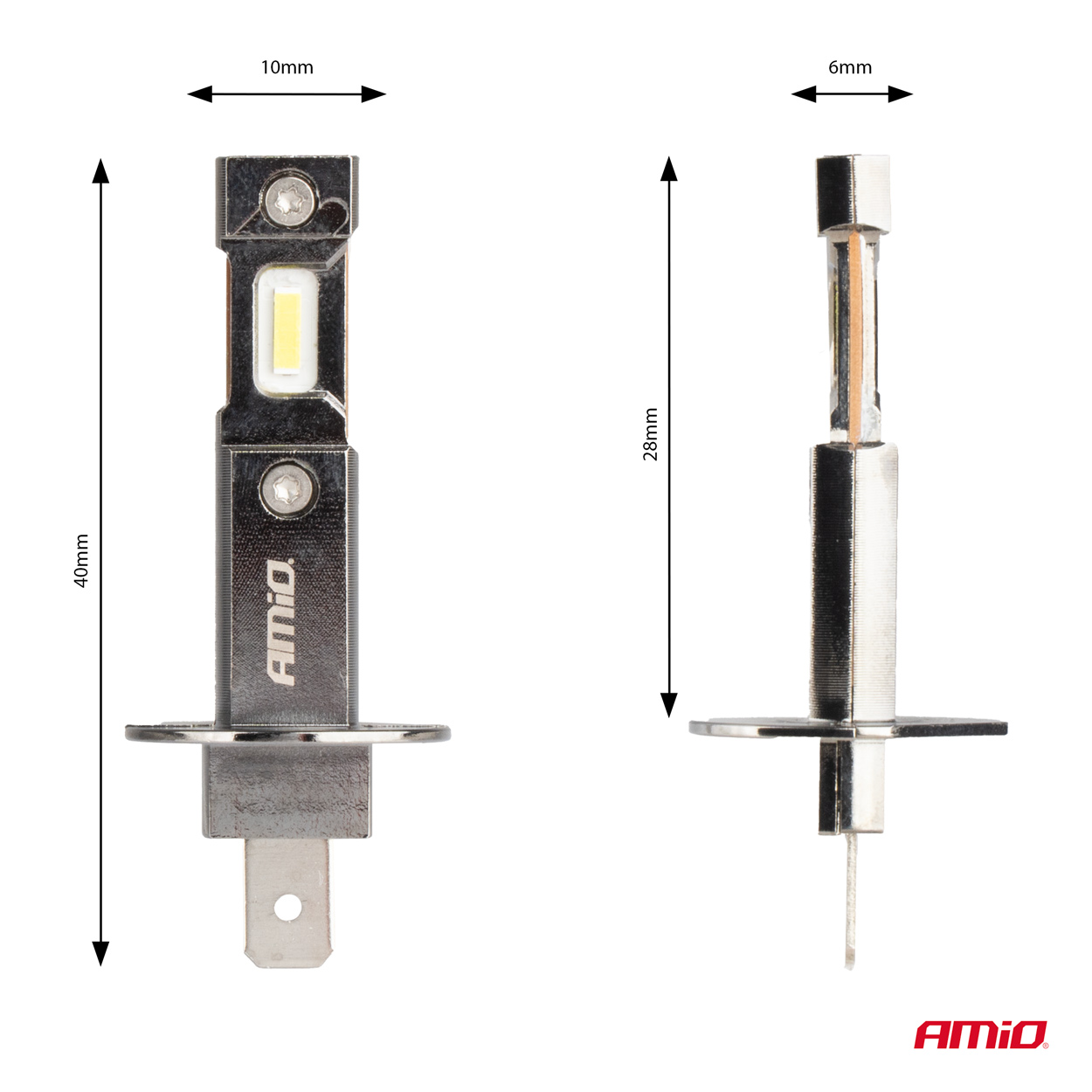 H1 LED lemputės 6000K