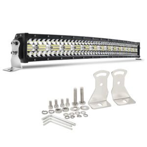 LED BAR ŽIBINTAS LENKTAS 260W 110CM FLOOD SPOT