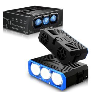 XENPLUS GM02 210W 60000LM Laser LED žibintas su 3 lęšiais