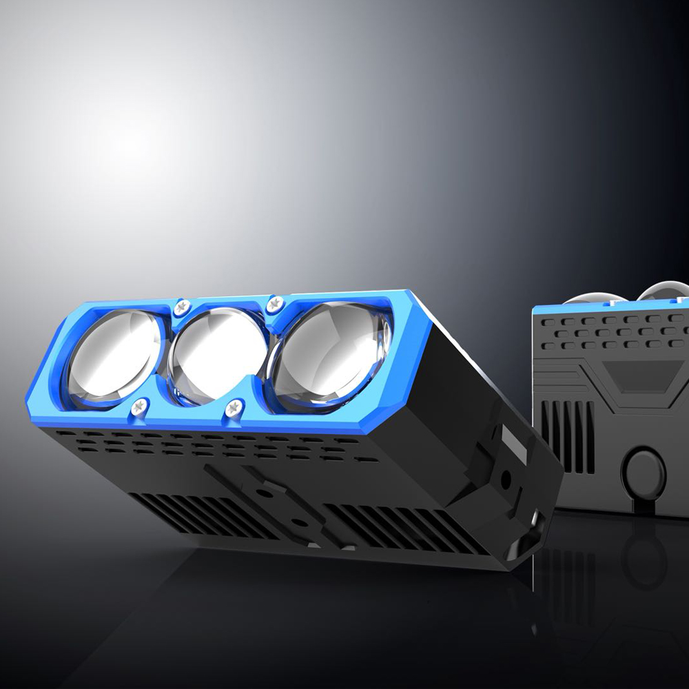 XENPLUS GM02 210W 60000LM Laser 3 Lens LED žibintai su CANBUS - Image 3