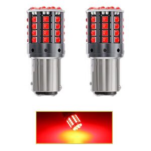 LED lemputės 1157 BAY15D P21 5W raudonos 12V Canbus
