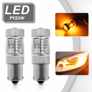 BAU15S PY21W 30W LED lemputės JAV automobiliams