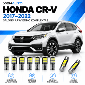 Honda CR-V LED salono apšvietimo komplektas