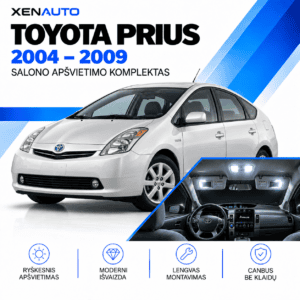 Toyota Prius LED salono lemputės 2004–2009