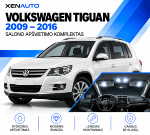 Volkswagen Tiguan LED salono lemputės 2009–2016